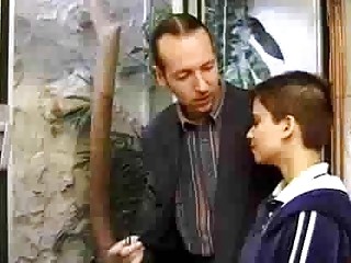 Short Haired Indian Schoolgirl Bangs Hard With Mature Biology Teacher