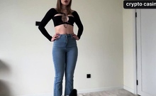 My Super Steamy Stepmom In Taut Jeans And Pantyhose Screws