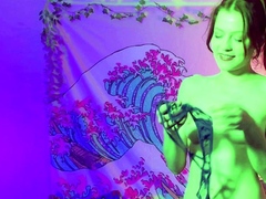 Lovely Amateur Teen Brunette Masturbating Outdoor