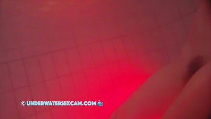 French Teen 18+ Masturbates With The Jet Stream Underwater In A Public Sauna Pool