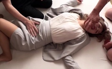 Japanese Teen Fingering On Couch