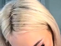 Amateur Blonde Teen Intense Masturbation