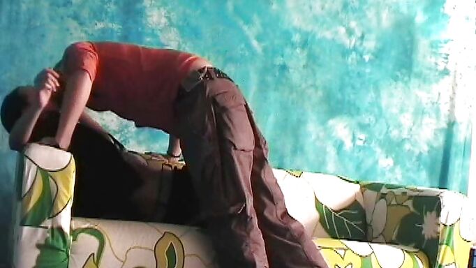 Sexy Teenage Girl Caught On Web Cam Sucking A Guy Off