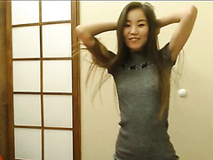 Young Webcam Asian Model With Nipples Clamps Dildo Fucks Herself