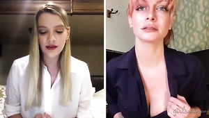 Having Video Meeting Kinky Kenna James Enjoys Sensual Masturbation