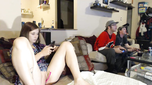 Wife Is Teasing Us With Her Pussy