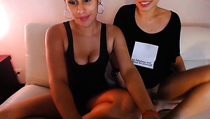 Webcam Latinas Lesbians Masturbate Pussies And Reach Orgasm Together